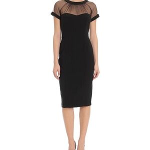 Elegant Black Sheath Dress